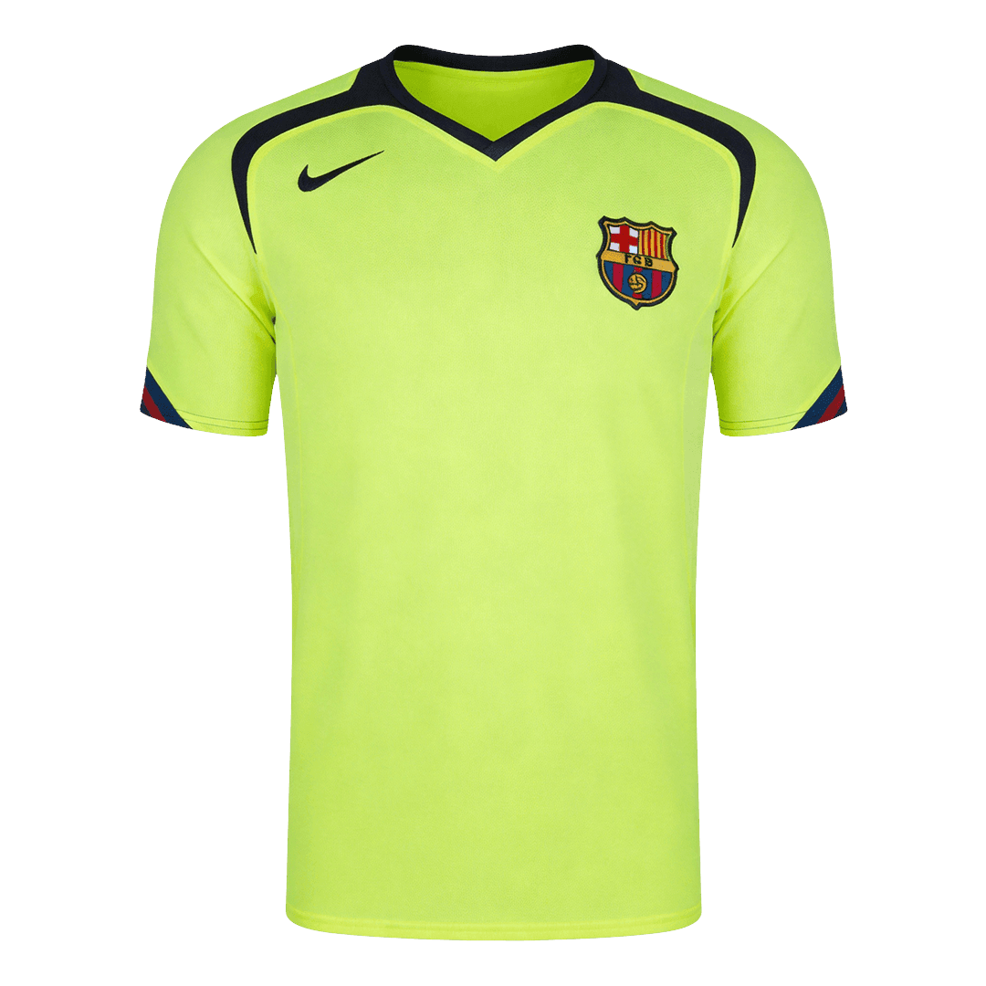 Retrô Barcelona Fora Camisa 2005/06 Verde