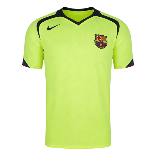 Retrô Barcelona Fora Camisa 2005/06 Verde