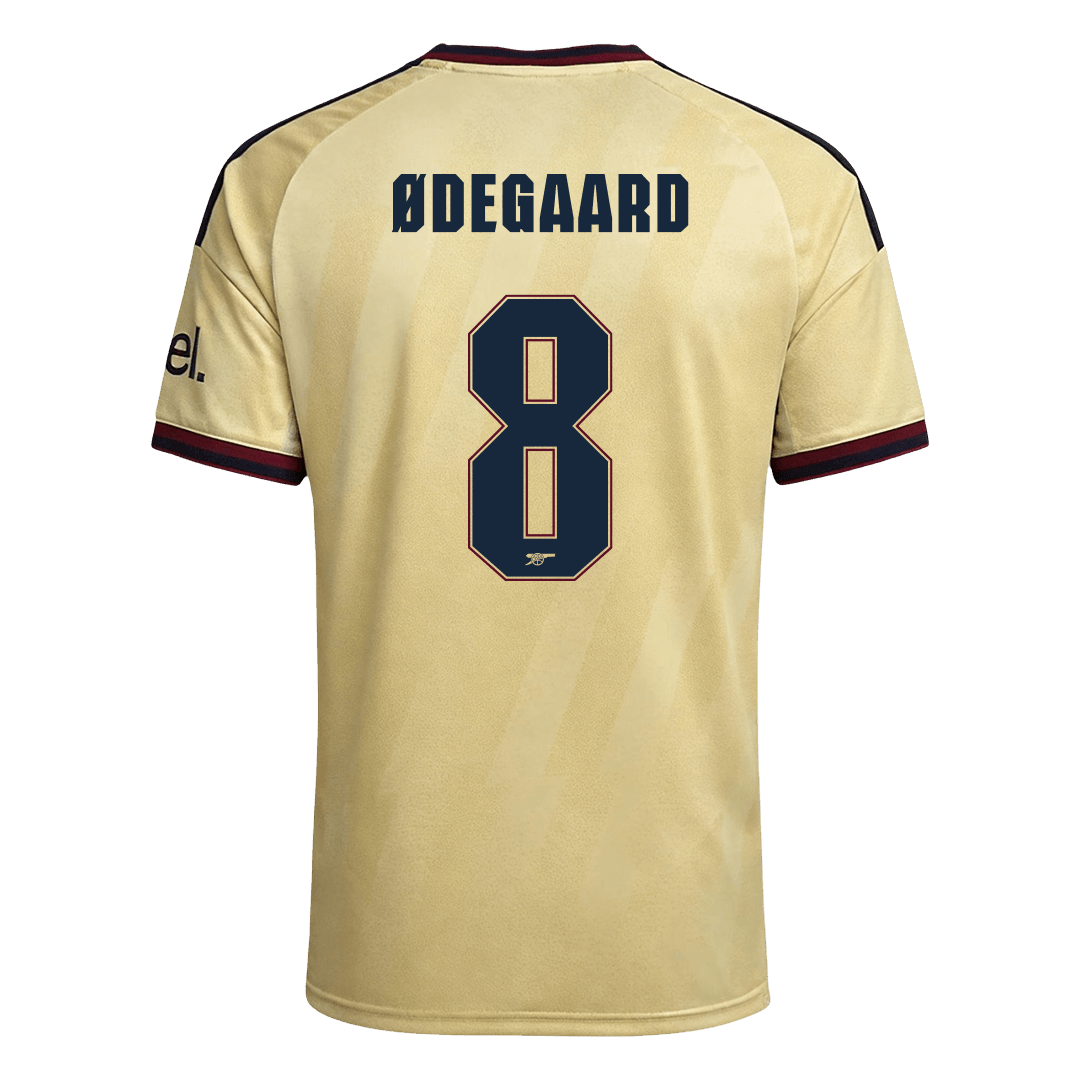Versão do Jogador ØDEGAARD #8 Arsenal Terceira Futebol Camisas 2026/27 Amarelo - UCL