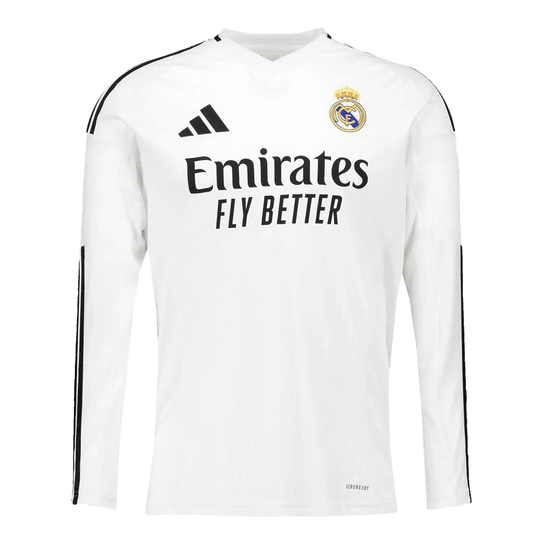 Real Madrid Home Long Sleeve football shirt 2024/25