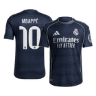 Jogador MBAPPÉ #10 Real Madrid Fora Futebol Camisas 2025/26 Marinha