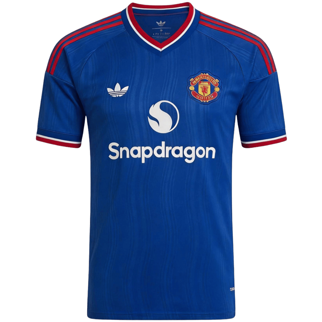CUNHA #10 Manchester United Fora Camisa 2026/27 Azul UCL