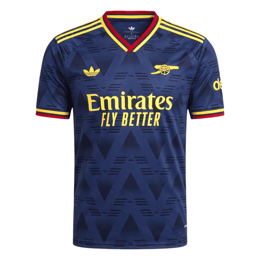 Versão do Jogador Arsenal Fora Futebol Camisas 2026/27 Marinha - camisola de futebol para adeptos em Portugal