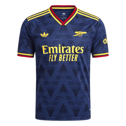 Versão do Jogador SAKA #7 Arsenal Fora Futebol Camisas 2026/27 Marinha