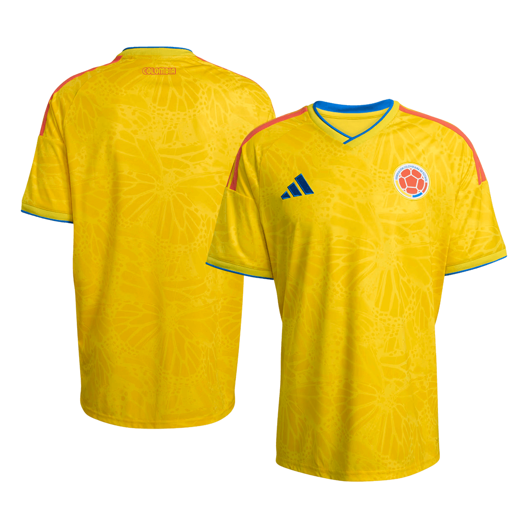 Colombia Casa World Cup Camisa Conjunto(Camisa+Calções) 2026 Amarelo