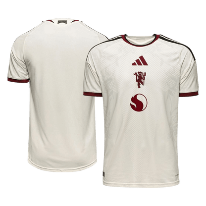 Versão do Jogador Manchester United Terceira Futebol Camisas 2026/27 Branco