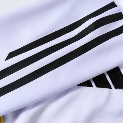 Real Madrid Zíper Moletom Conjunto (Top+Calças) 2025/26 Branco