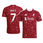 【Super Qualidade】WIRTZ #7 Liverpool
 Casa Futebol Camisa 2026/27 Vermelho