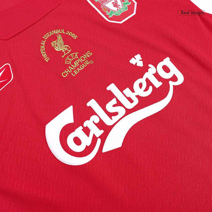 Camisola de futebol retro do Liverpool 2005 - UCL