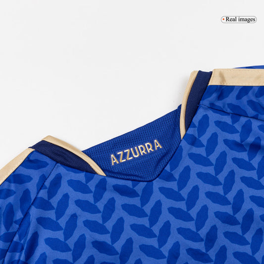 Italy Casa Copa do Mundo Camisa Conjunto(Camisa+Calções+Meias) 2026 Azul - camisola de futebol para adeptos em
