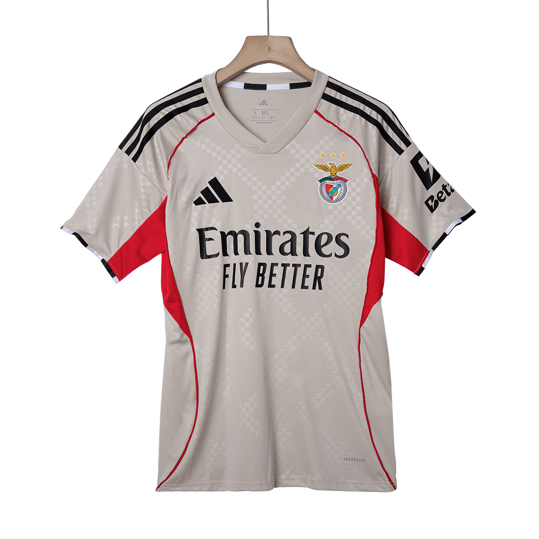 Benfica Fora Camisa 2025/26 bege