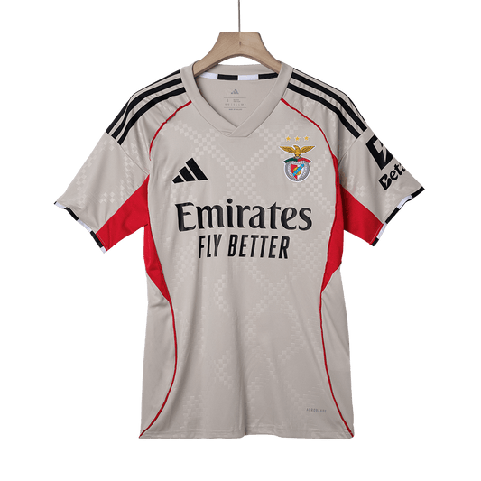 Benfica Fora Camisa 2025/26 bege