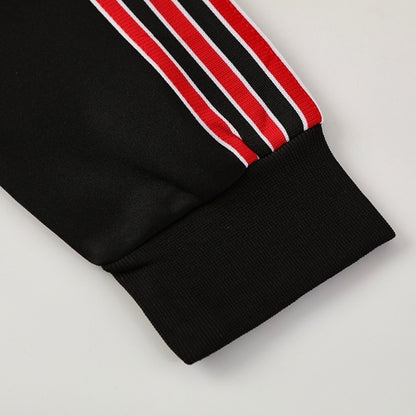 Manchester United Treino Jaqueta Conjunto (Jaqueta + Calças) 2025/26 Vermelho&Preto