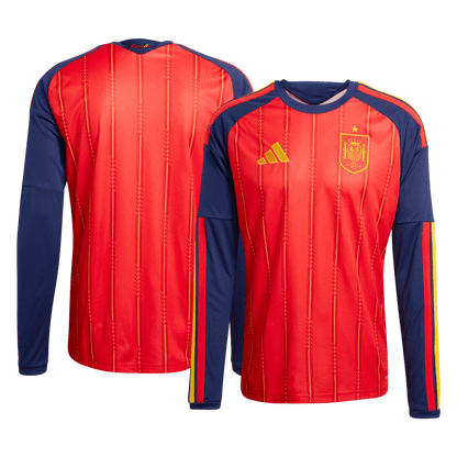 Spain Casa Manga comprida Camisa 2026 Vermelho