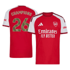 Versão do Jogador CHAMPIONS #26 Arsenal Casa Futebol Camisas 2026/27 Vermelho