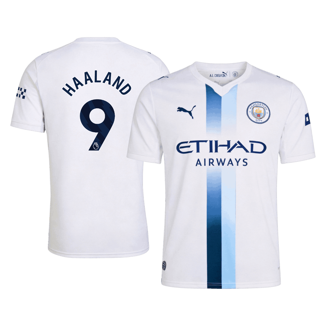 HAALAND #9 Manchester City Terceira Camisa 2026/27 Branco