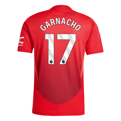 Camiseta de fútbol auténtica GARNACHO #17 Manchester United Home 2024/25