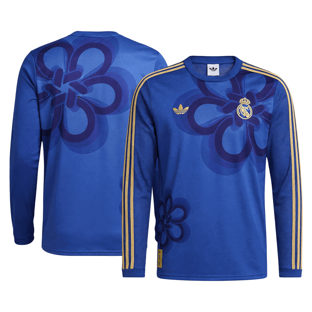 Real Madrid Manga comprida Camisa 2025/26 Azul