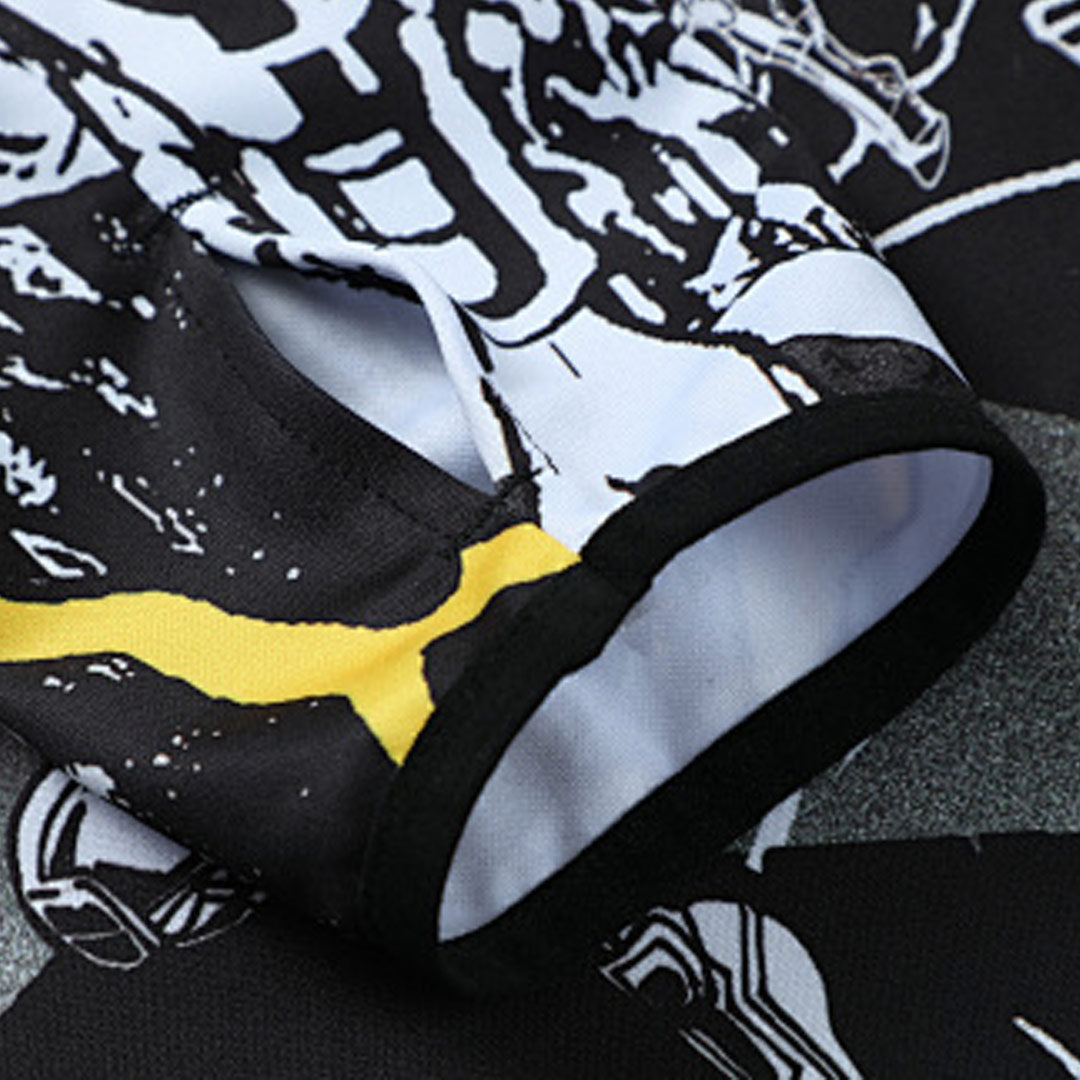 Real Madrid Zíper Moletom Conjunto (Top+Calças) 2025/26 Preto