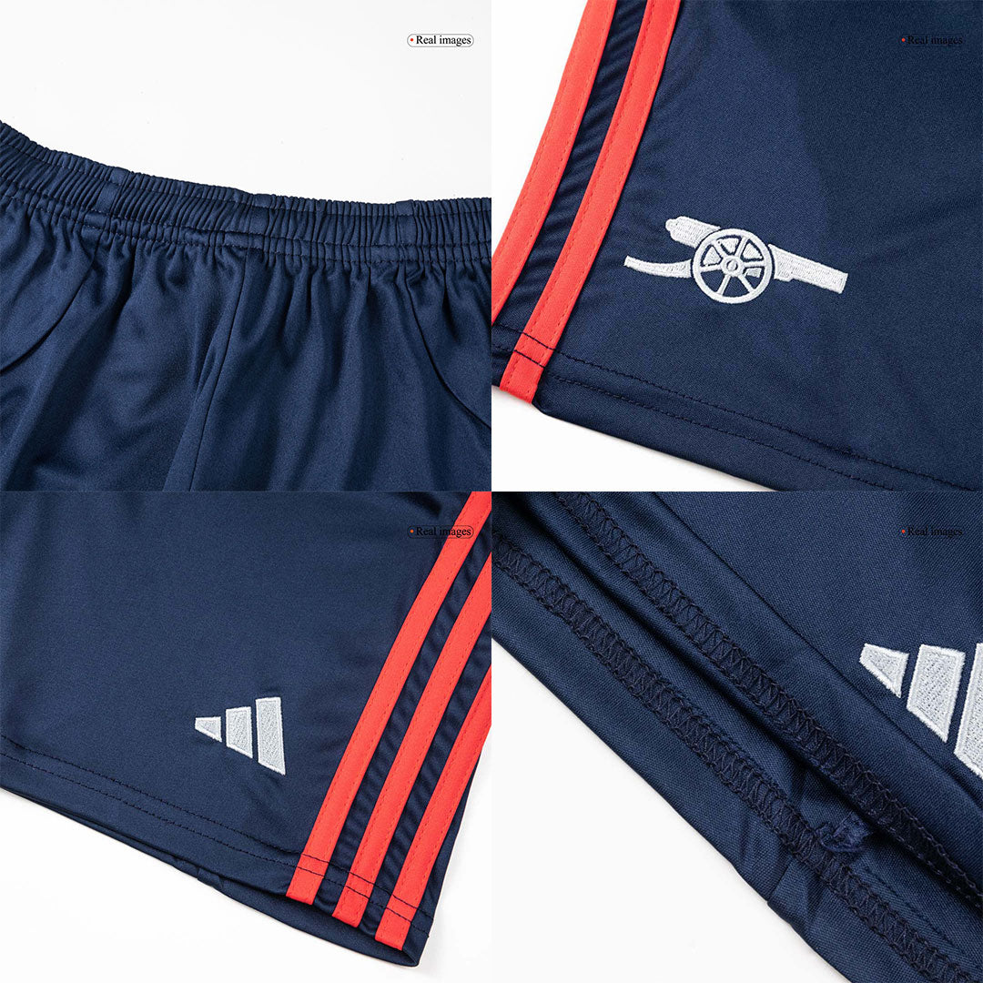 Arsenal Infantil 
 Fora Futebol Camisa Conjunto (Camisa+Shorts+Meias) 2025/26 Azul