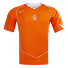 Retrô Netherlands Casa Camisa 2004 Laranja