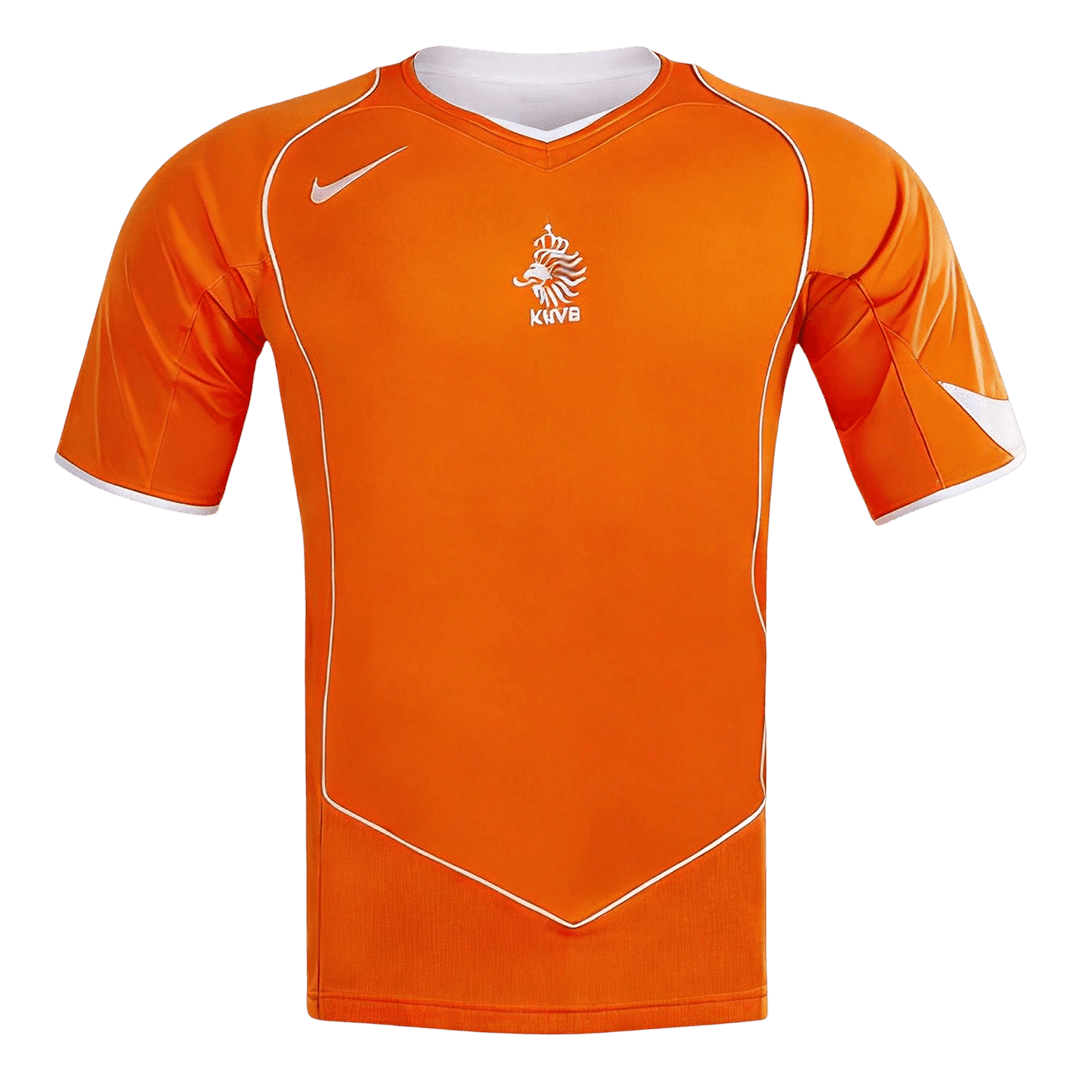 Retrô Netherlands Casa Camisa 2004 Laranja