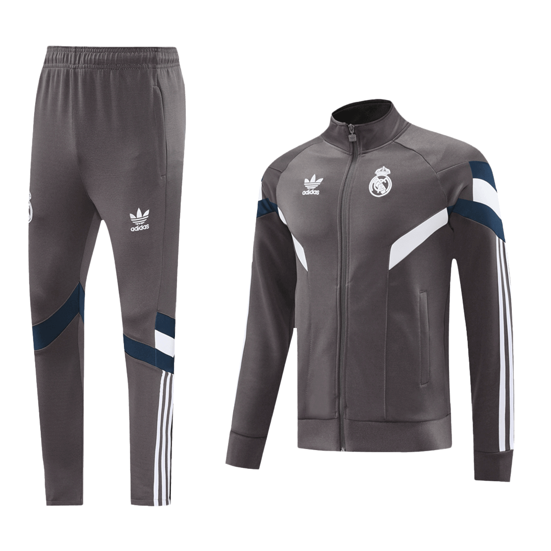 Men's Real Madrid Training Jacket Kit (Jacket+Pants) 2024/25 Football Kit UK