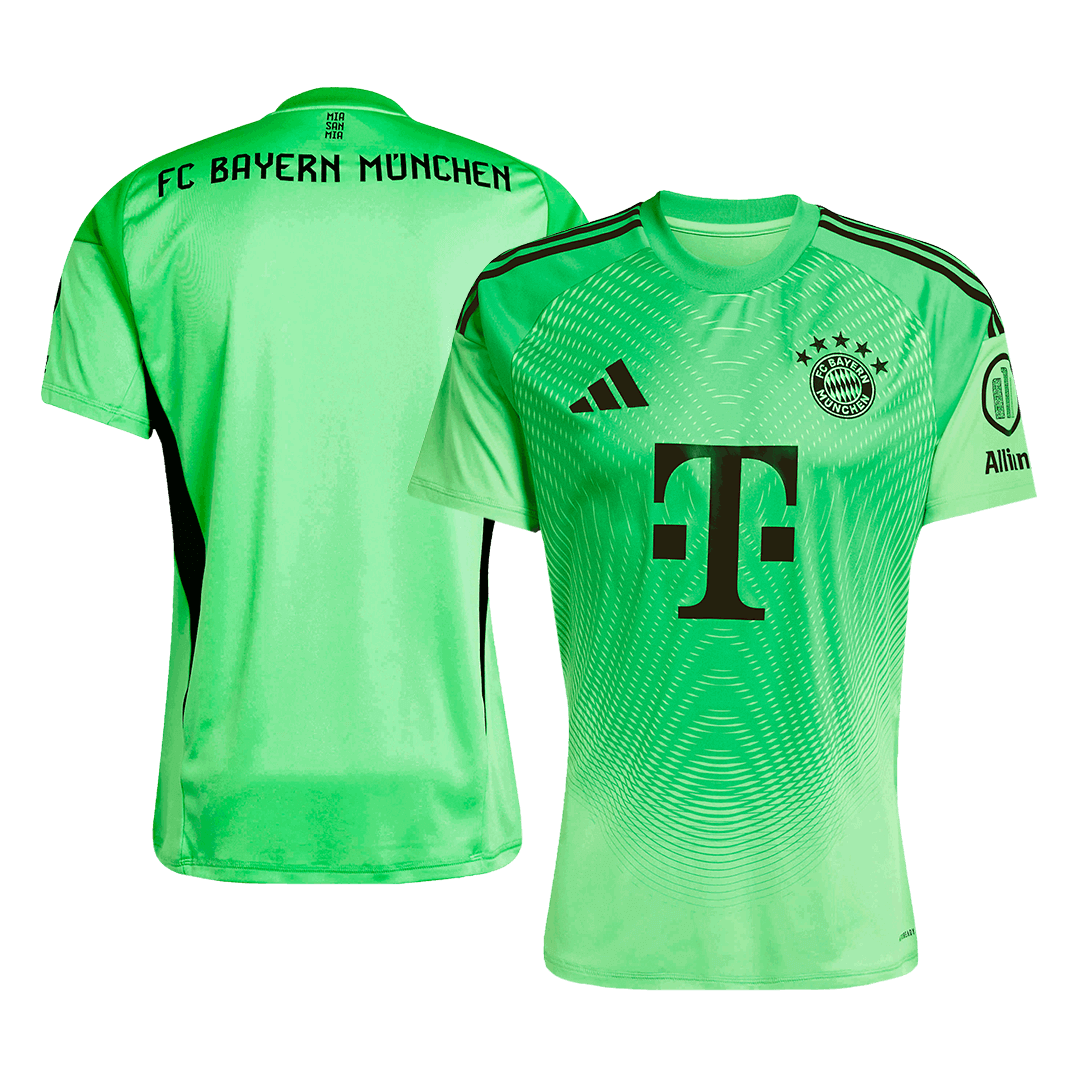 Bayern Munich 
 Goleiro 
Camisas Infantis 
Conjunto 2025/26 
 Verde