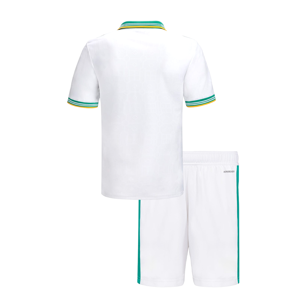 Roma Infantil 
 Terceira Futebol Camisa Conjunto (Camisa+Shorts) 2025/26 Branco