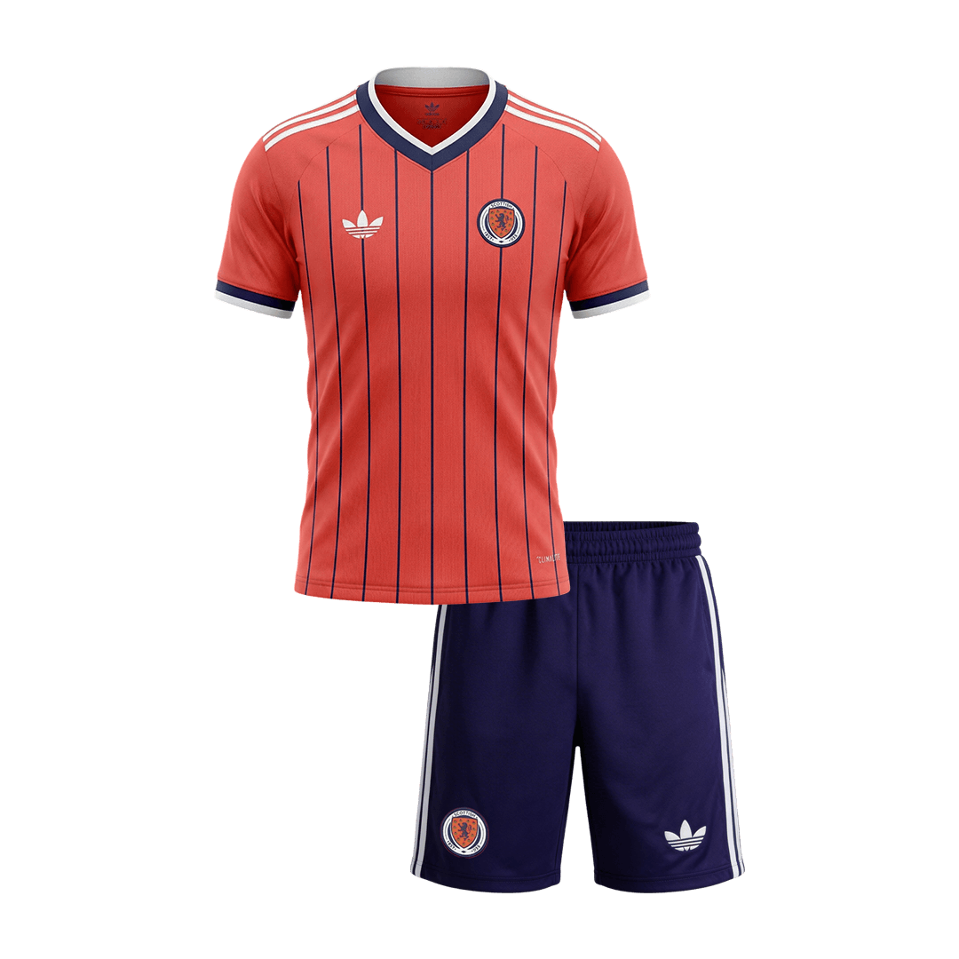 Escócia Infantil Fora Copa do Mundo Futebol Camisa Conjunto (Camisa+Shorts) 2026