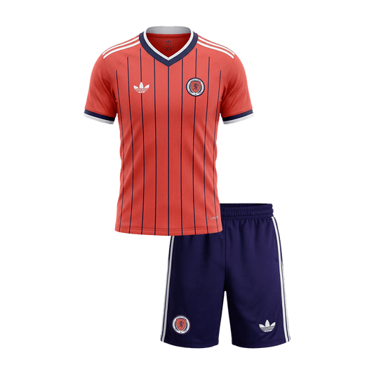 Scotland Infantil Fora Copa do Mundo Futebol Camisa Conjunto (Camisa+Shorts) 2026