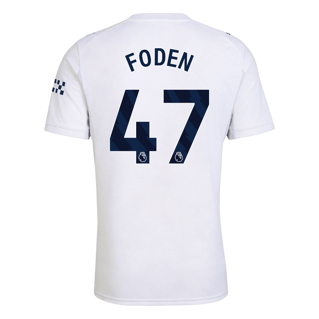 FODEN #47 Manchester City Terceira Camisa 2026/27 Branco