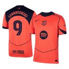 LEWANDOWSKI #9 Barcelona Fora Terceira Camisa 2025/26 UCL