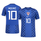 Versão do Jogador MODRIĆ #10 Croatia Fora Copa do Mundo Futebol Camisas 2026 Azul