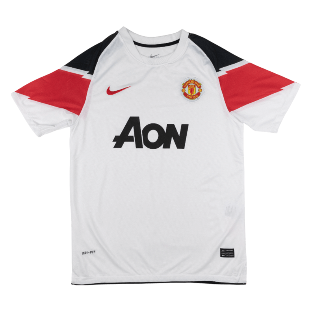 Retrô Manchester United Fora Camisa 2010/11 Branco