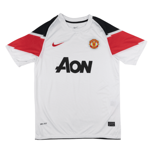 Retrô Manchester United Fora Camisa 2010/11 Branco
