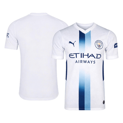 Versão do Jogador Manchester City Terceira Futebol Camisas 2026/27 Branco