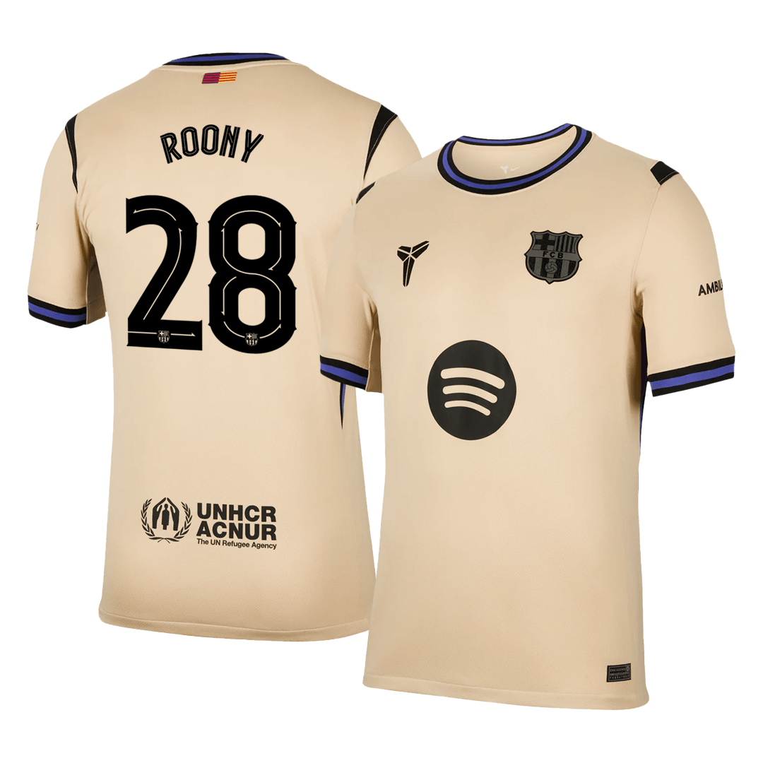 ROONY #28 Barcelona Fora Camisa 2025/26