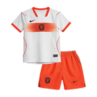 Netherlands Infantil 
 Fora World Cup Futebol Camisa 2026 Laranja