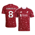 【Super Qualidade】SZOBOSZLAI #8 Liverpool
 Casa Futebol Camisa 2026/27 Vermelho
