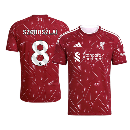 【Super Qualidade】SZOBOSZLAI #8 Liverpool
 Casa Futebol Camisa 2026/27 Vermelho