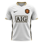 Retrô Manchester United Fora Camisa 2006/07 Branco