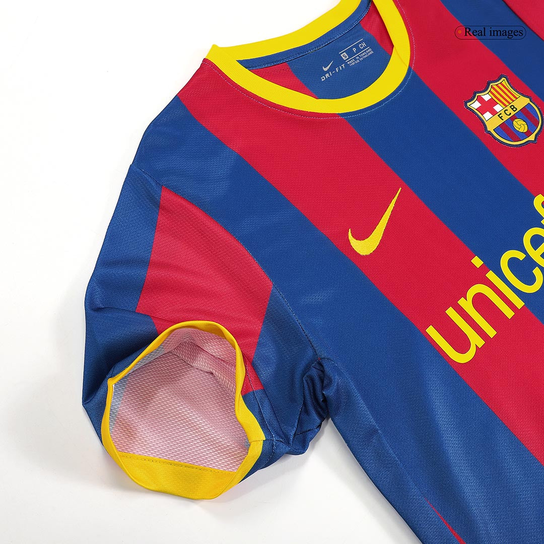 A.INIESTA #8 Barcelona Retro Jersey Home Camisola de futebol 2010/11