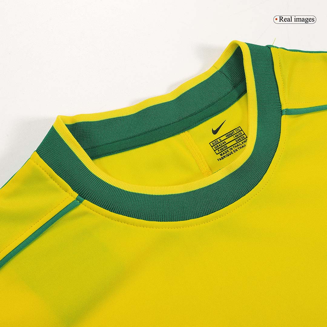 Camiseta retro de fútbol local de Brasil RIVALDO #10 1998 - Copa Mundial