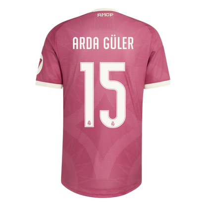 Versão do Jogador ARDA GÜLER #15 Real Madrid Terceira Futebol Camisas 2026/27 Rosa
