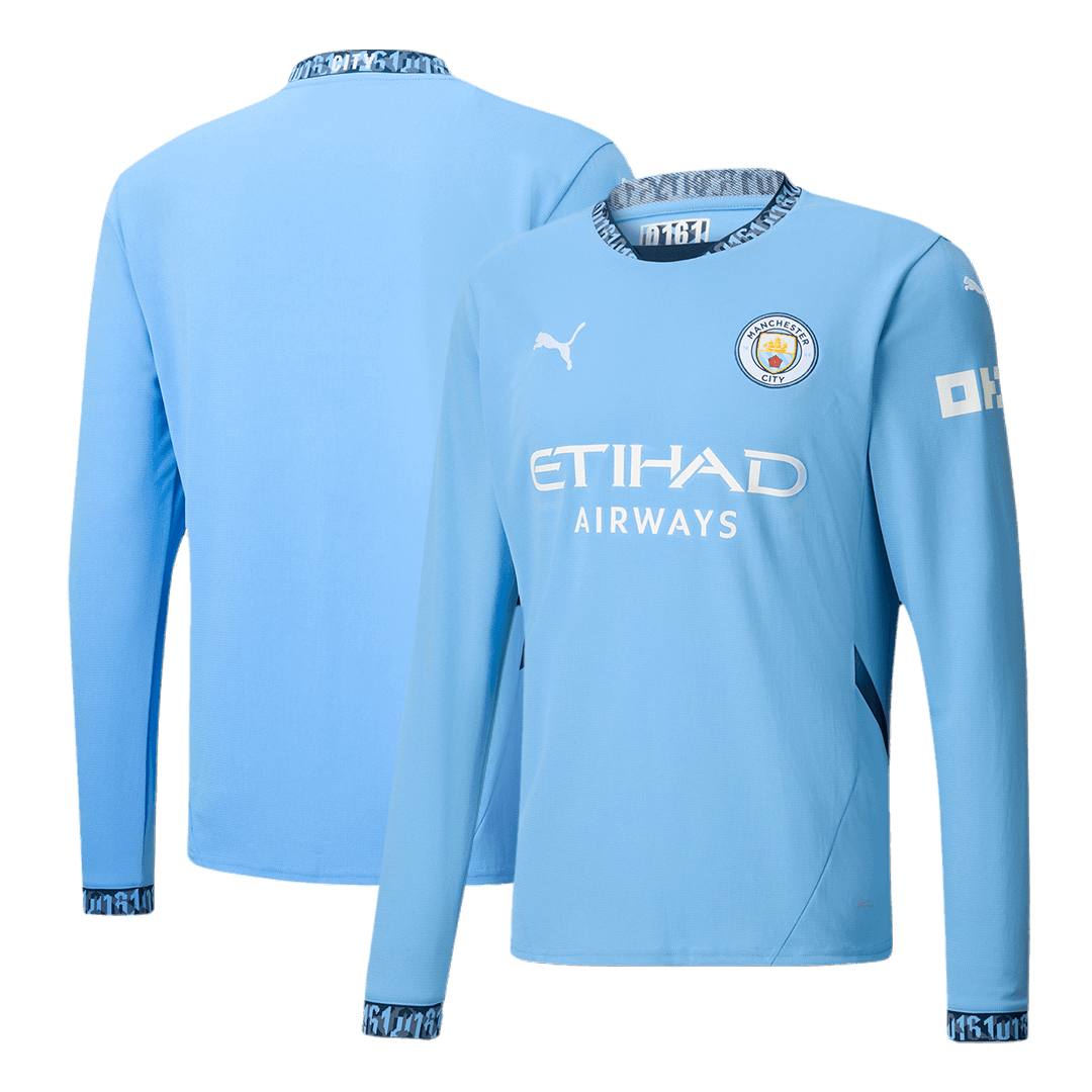 Manchester City Home Long Sleeve football shirt 2024/25