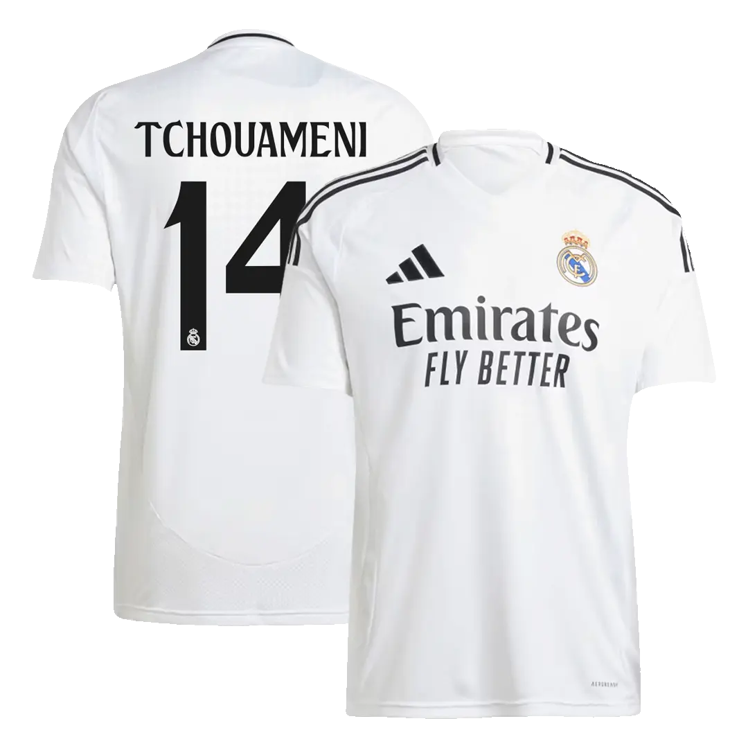 TCHOUAMENI #14 Real Madrid Home football shirt 2024/25