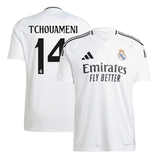 TCHOUAMENI #14 Real Madrid Home football shirt 2024/25