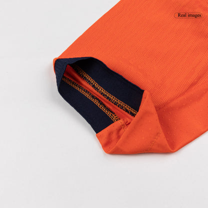 Versão do Jogador VIRGIL #4 Netherlands Casa Copa do Mundo Futebol Camisas 2026 Laranja