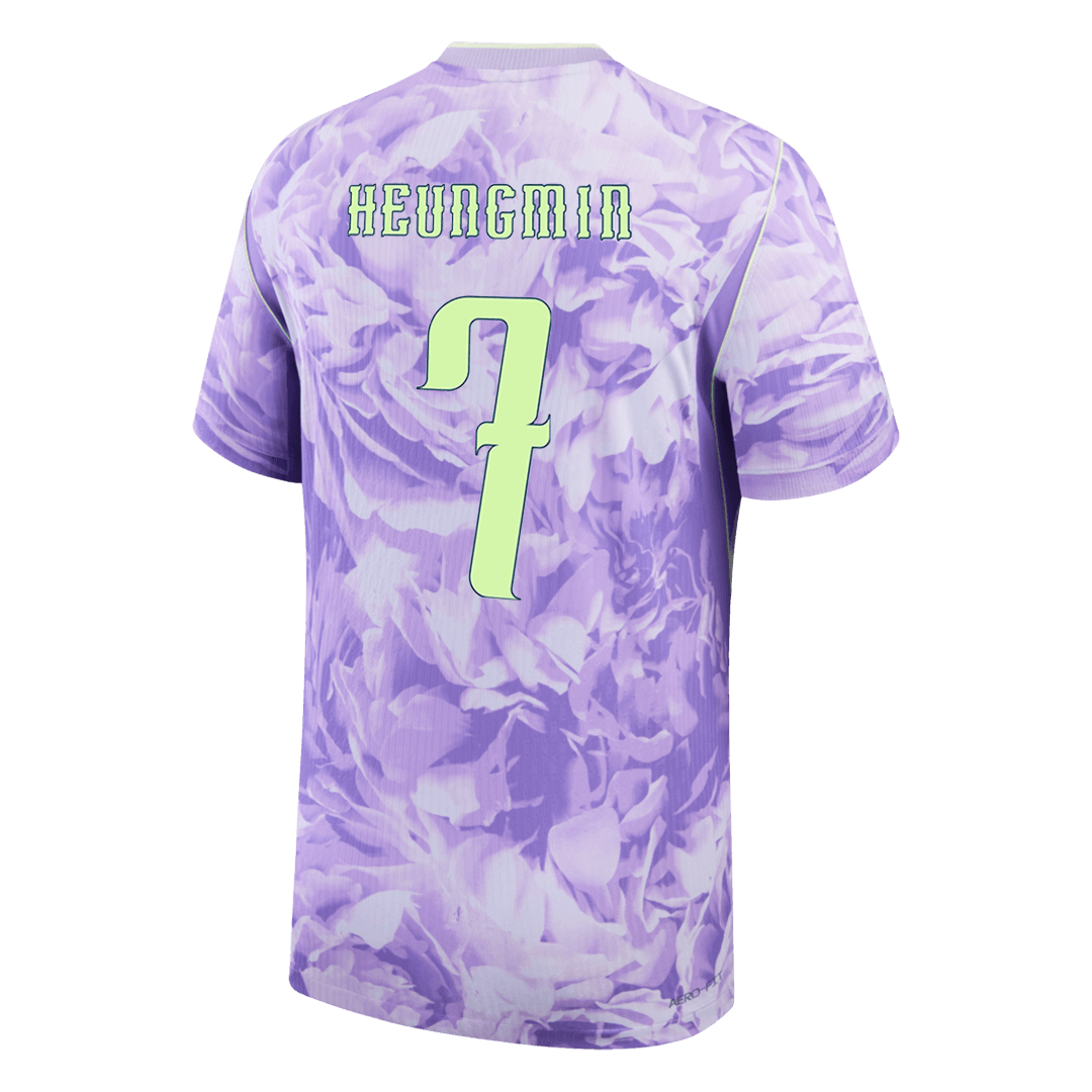 Versão do Jogador HEUNGMIN #7 South Korea Fora Copa do Mundo Futebol Camisas 2026 Roxo
